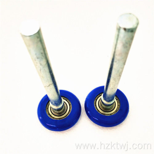 2*4 garage door blue nylon rollers